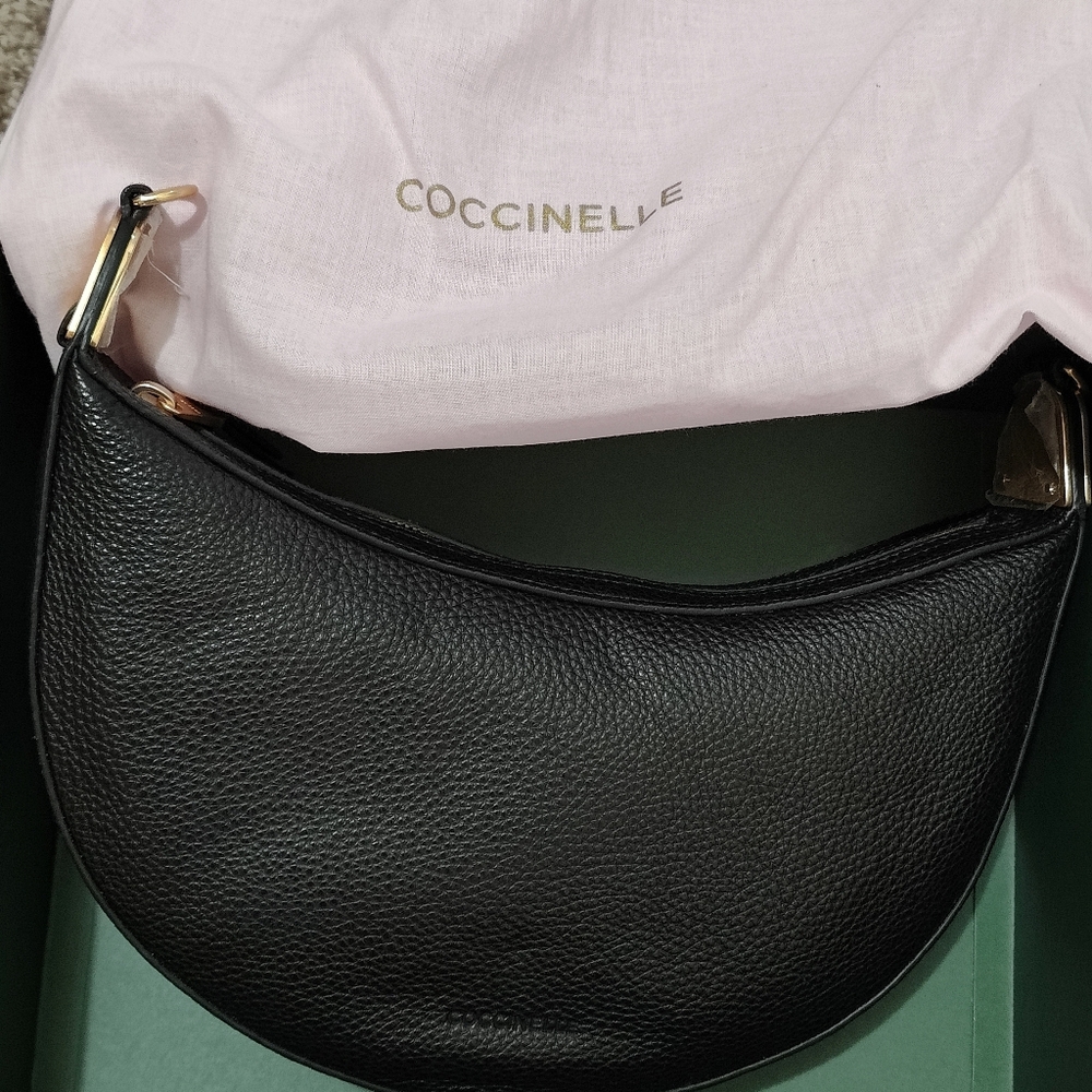 Coccinelle Black Leather Shoulder Bag